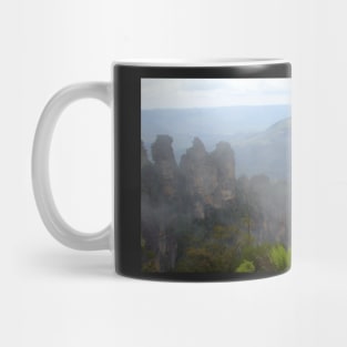 Foggy Three Sisters in the Blue Mountains Mug